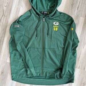 Under Armour Dark Green Full-Zip Hoodie